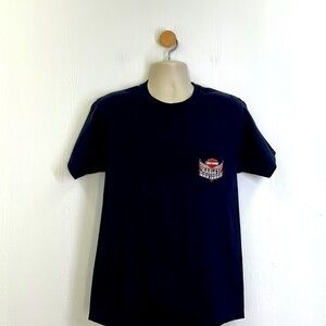 Harley Davidson - New Smyrna beach Harley Short Sleeve Pocket T Shirt Size Med